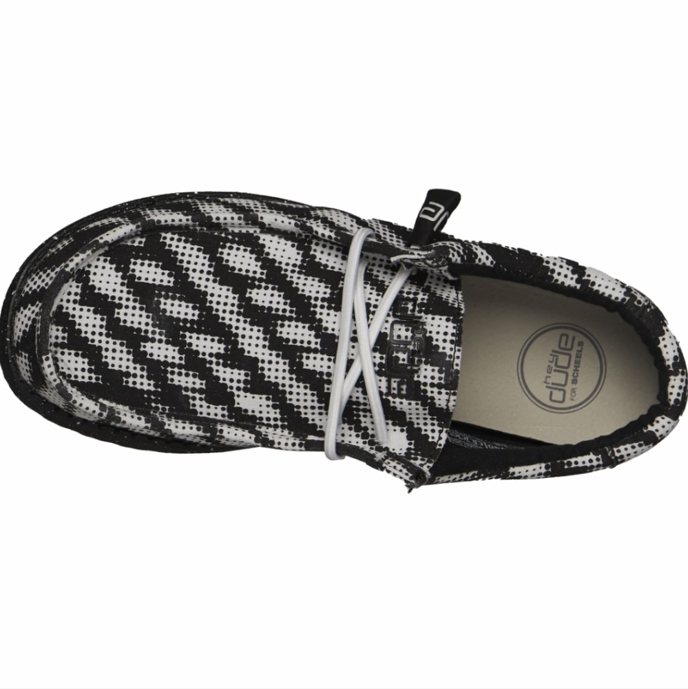 Men's HEY DUDE Wally Coast Grid Shoes - Picture 3 of 6
